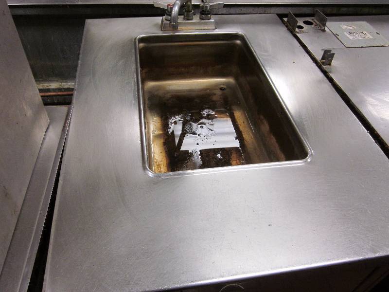 Steam Well Table, 1 Compartment