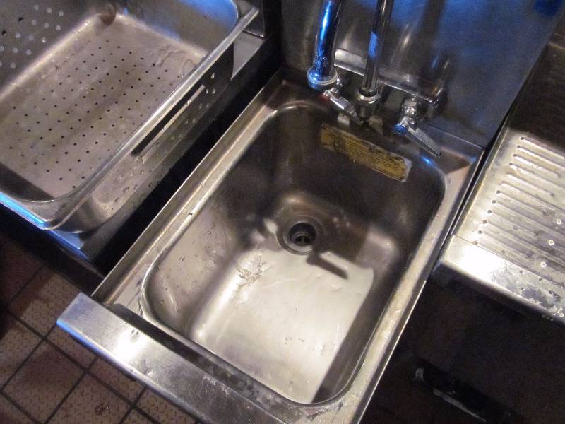 Single well under bar sink