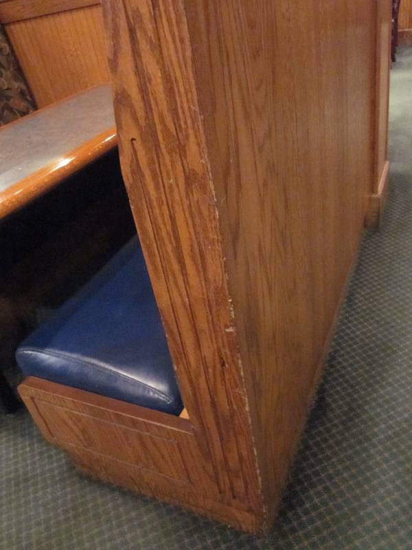 Booth Bench - End Unit