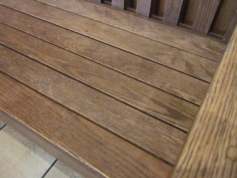 4 ft Oak Bench