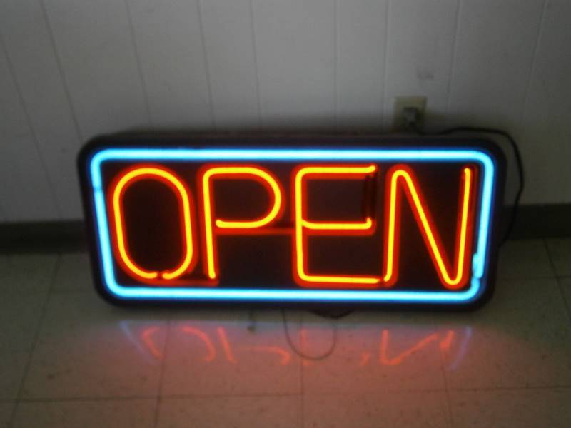 Neon Open Sign