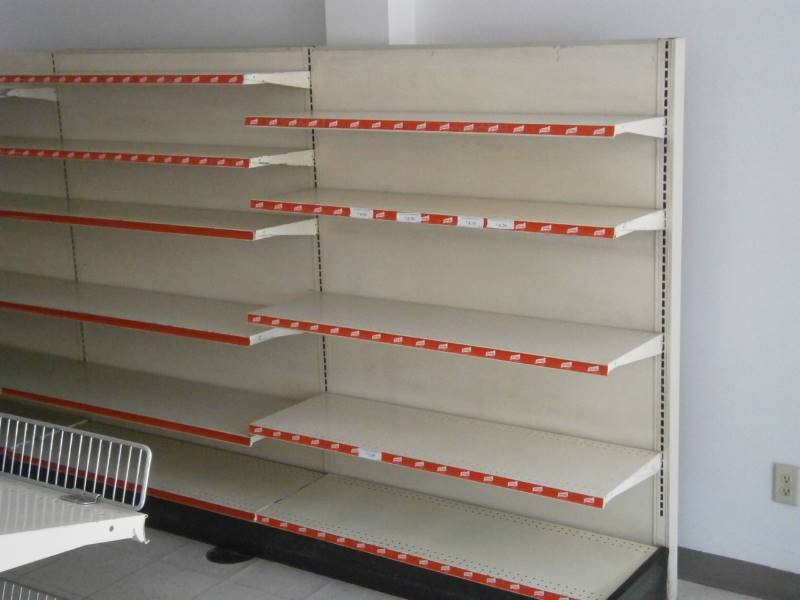 (2) Sections of Display Shelving