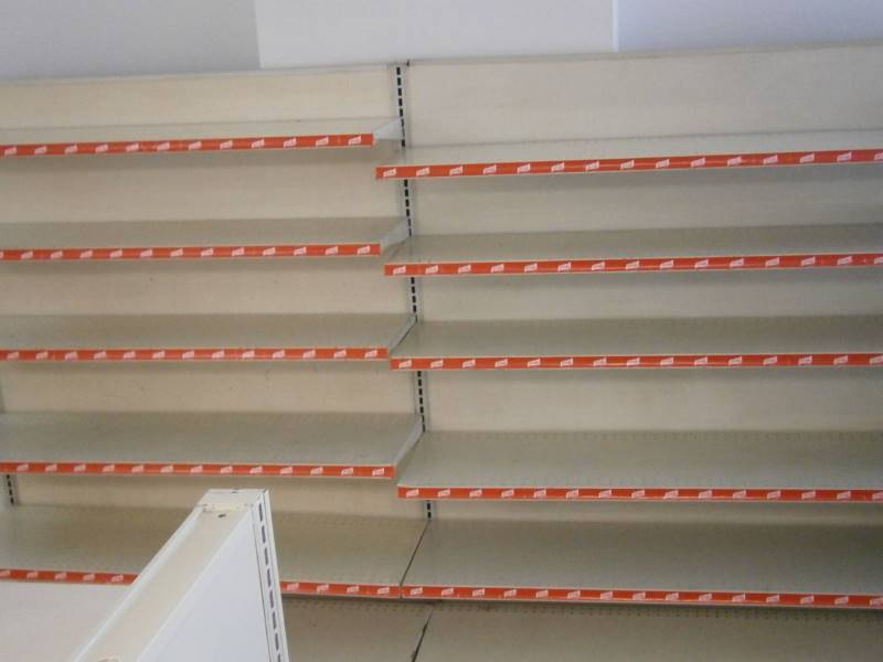 (2) Sections of Display Shelving