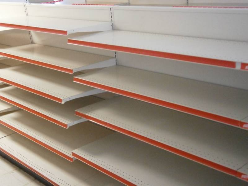 (2) Sections of Display Shelving