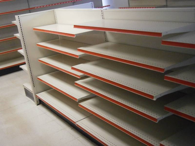 (2) Sections of Display Shelving