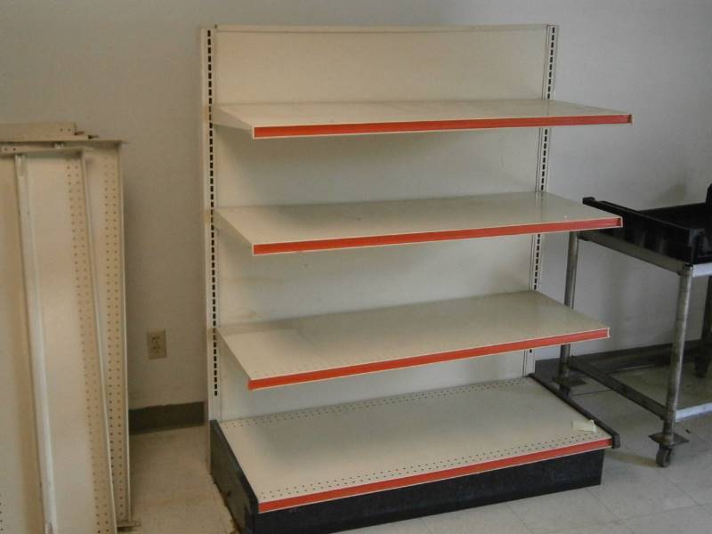 (1) Section of Display Shelving