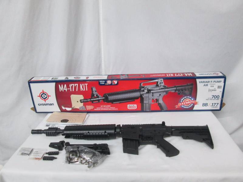 lot 22 image: Crossman M4 .177 Air Rifle Kit