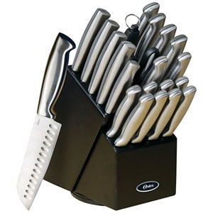 lot 33 image: Oster Baldwyn 22-pc. Stainless Steel Cutlery Set