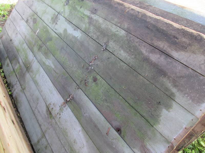 Lot of 3- 7 ft Weathered Panels...