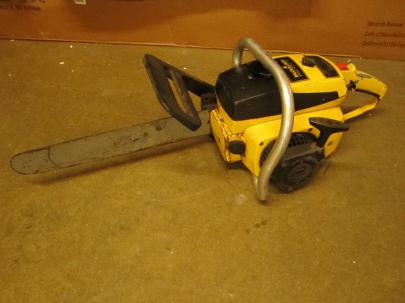 Mccullough chain saw,  no chain, ne...
