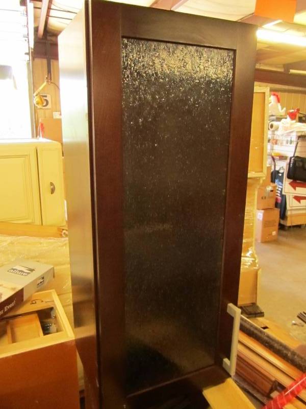 Opaque front cabinet, store display...