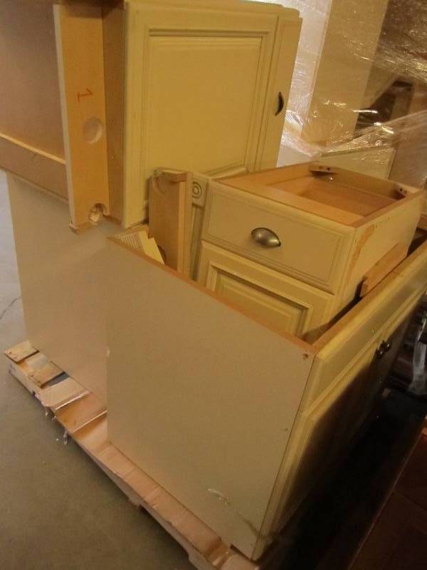 Set of bathroom cabinets, 4 pieces ...