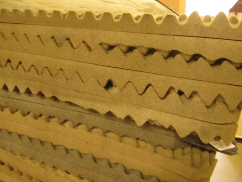 Lot of six 4 x 4 double sided foam ...