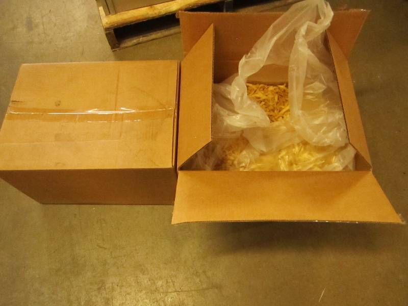 Two 12 lb boxes of lightly salted b...