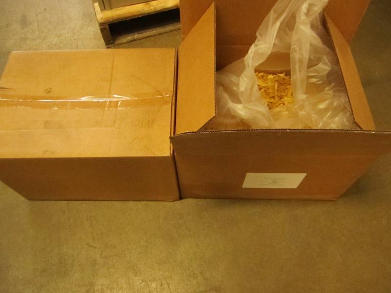 Two 12 lb boxes of lightly salted b...