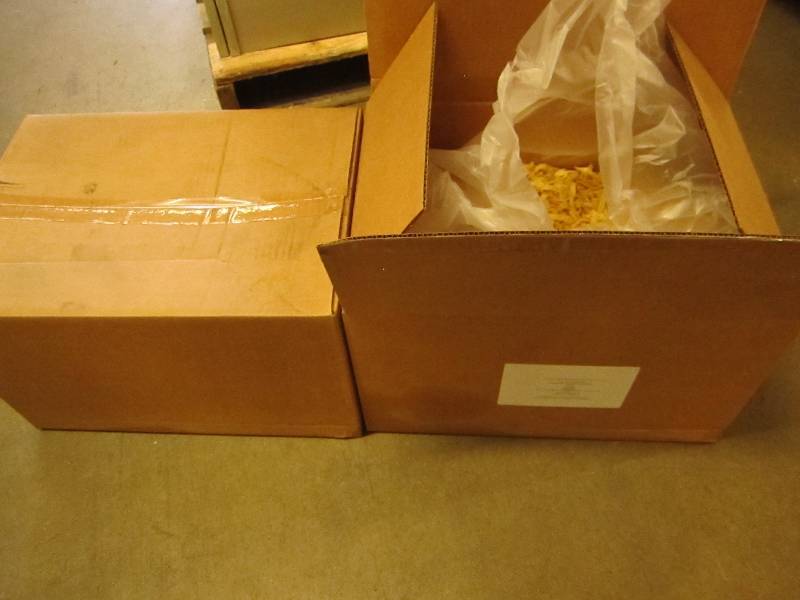 Two 12 lb boxes of lightly salted b...