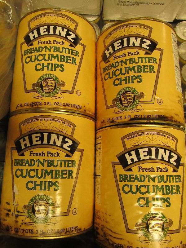 4 Gallons Heints bread n butter cuc...