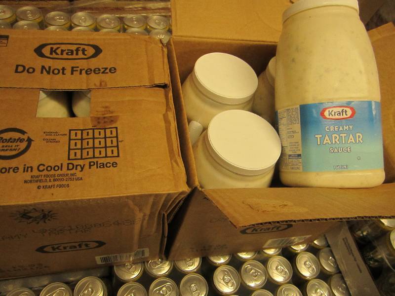 8 Gallons Kraft creamy tartar sauce...