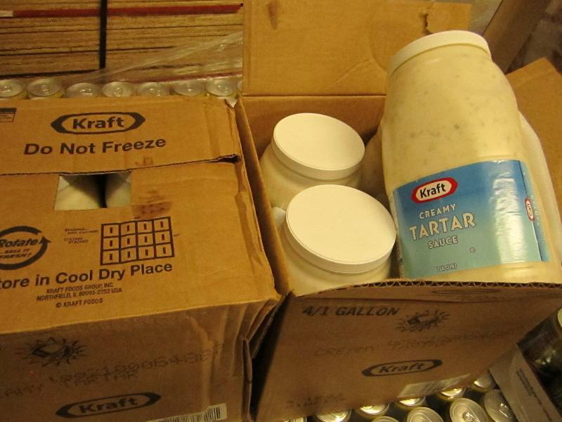 8 Gallons Kraft creamy tartar sauce...