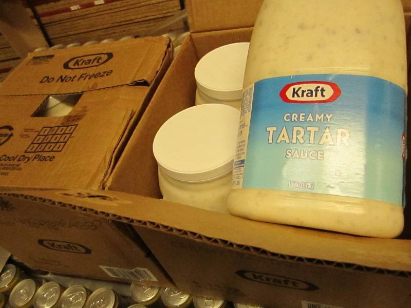 8 Gallons Kraft creamy tartar sauce...
