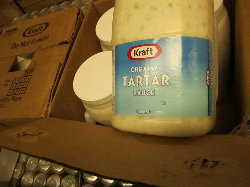 8 Gallons Kraft creamy tartar sauce...