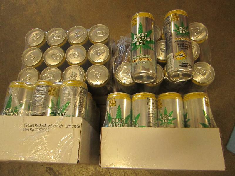 4 Flats of Hemp Lemonade Rocky Moun...