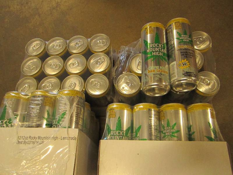 4 Flats of Hemp Lemonade Rocky Moun...