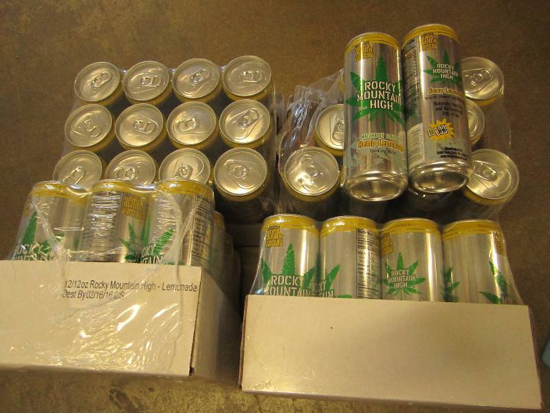 4 Flats of Hemp Lemonade Rocky Moun...