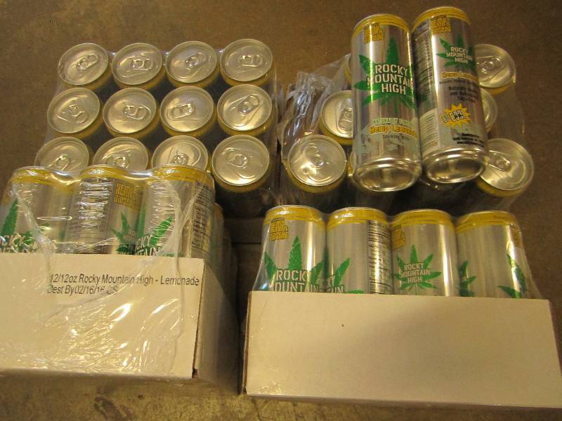 4 Flats of Hemp Lemonade Rocky Moun...