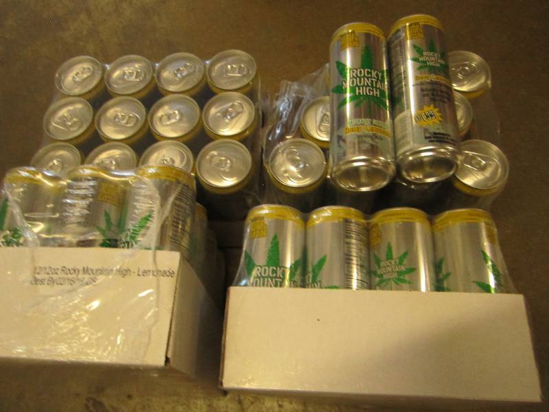 4 Flats of Hemp Lemonade Rocky Moun...