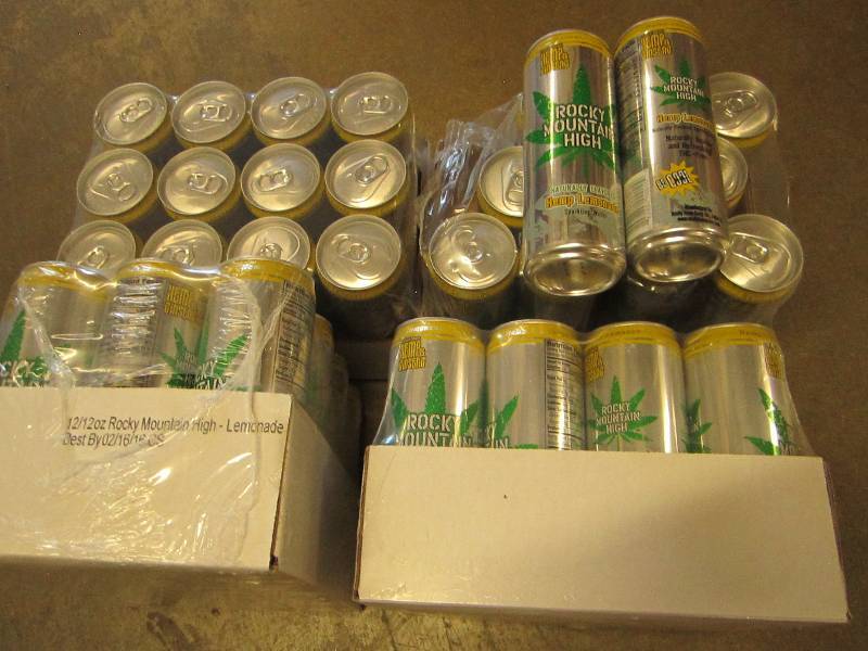4 Flats of Hemp Lemonade Rocky Moun...