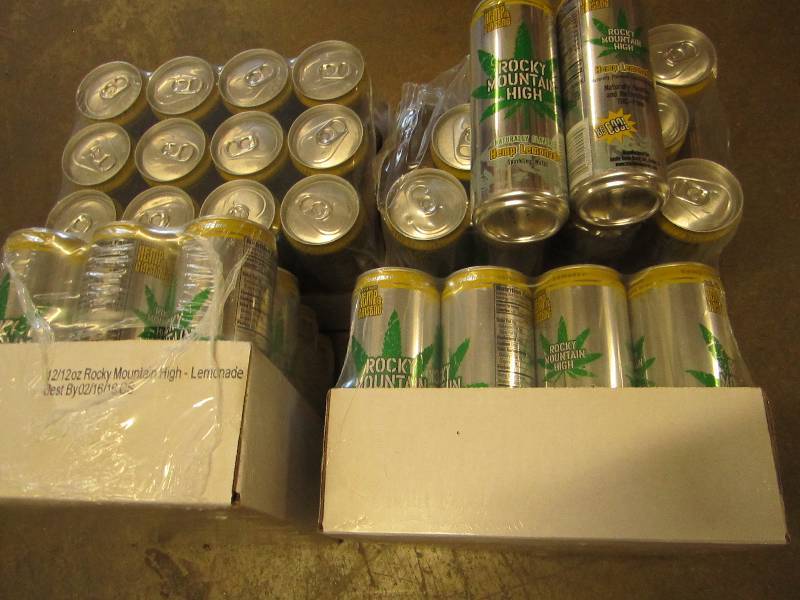 4 Flats of Hemp Lemonade Rocky Moun...