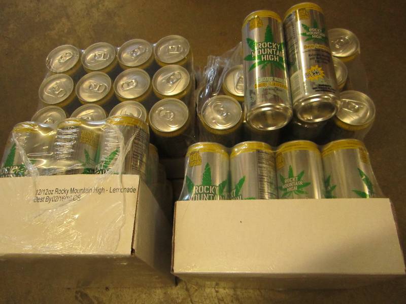 4 Flats of Hemp Lemonade Rocky Moun...