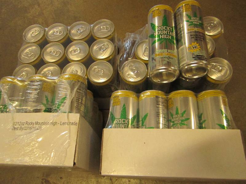 4 Flats of Hemp Lemonade Rocky Moun...
