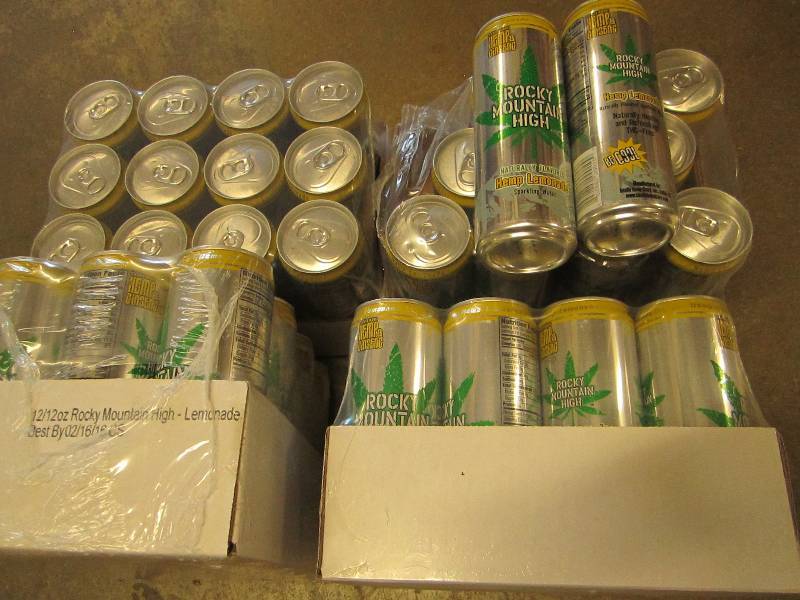 4 Flats of Hemp Lemonade Rocky Moun...