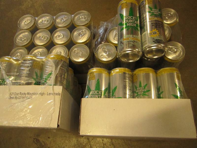 4 Flats of Hemp Lemonade Rocky Moun...