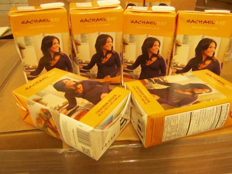 6 32 oz boxes Rachel Ray chicken st...