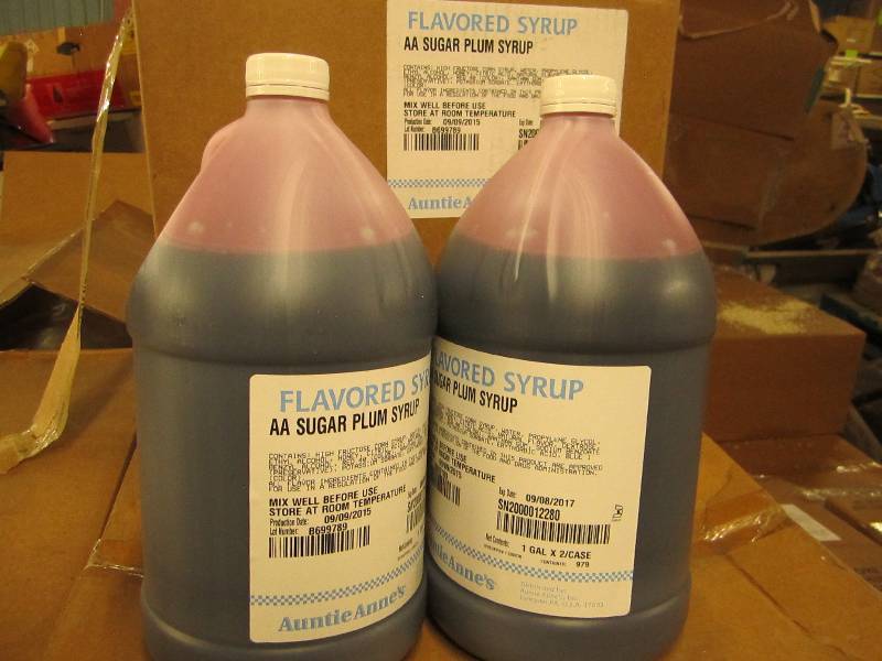2 Gallons Plum syrup...