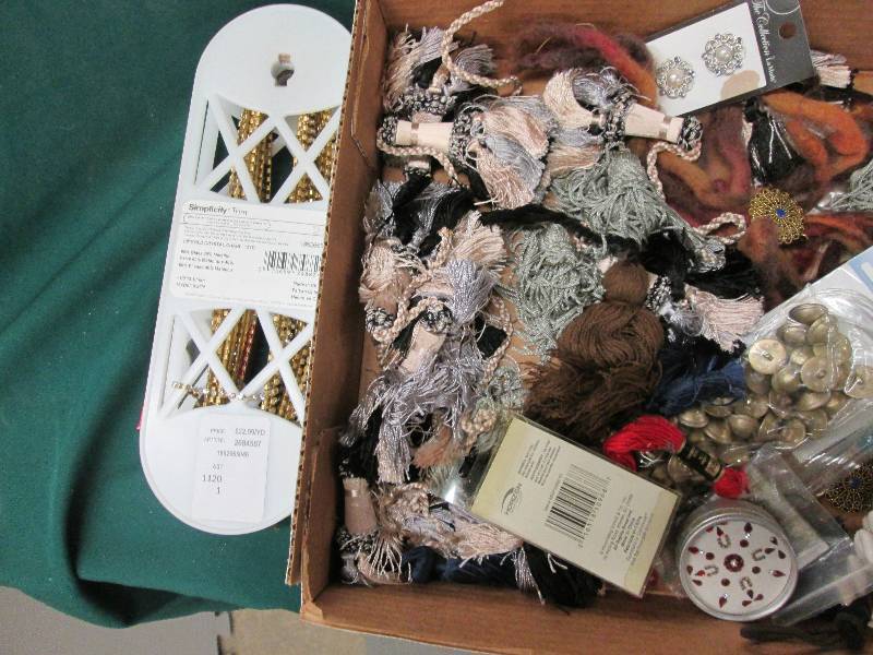 Chain bead embellishments, trim, ta...
