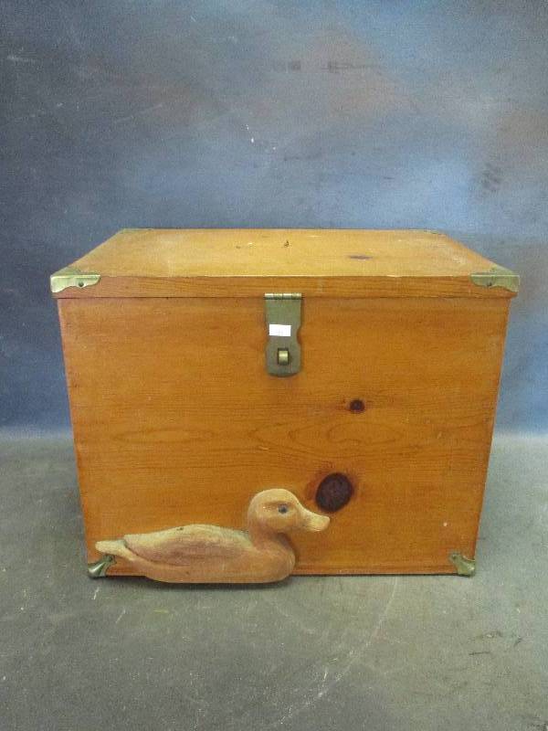 lot 62 image: Wooden Ammunition Chest
