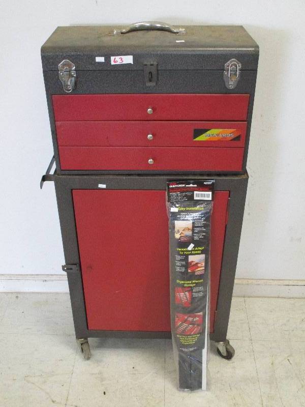 lot 63 image: Mobile Tool Box & drawer Divider System