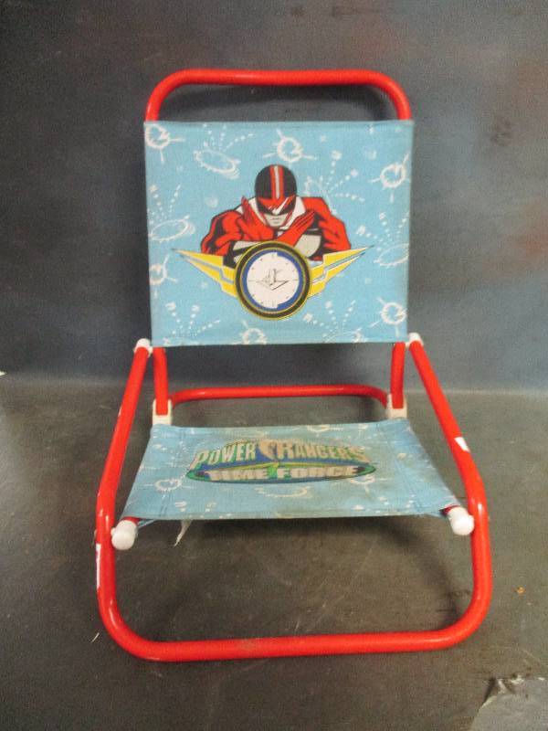 lot 85 image: Power Ranger Kids LAwn Chair