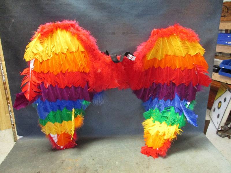 lot 114 image: Multi Colored Angel Wings