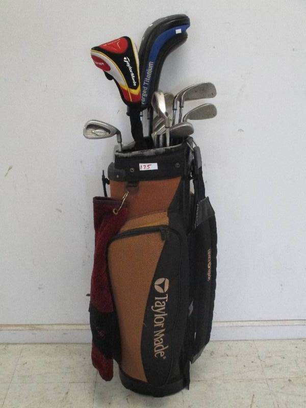 lot 175 image: Golf Clubs & Bags