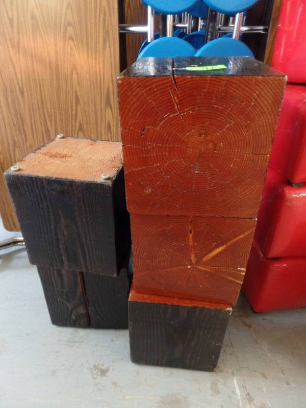 Rustic Stump End Tables