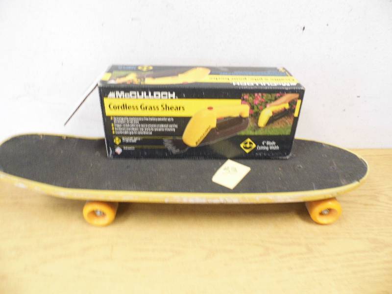 Skateboard & Cordless Shears