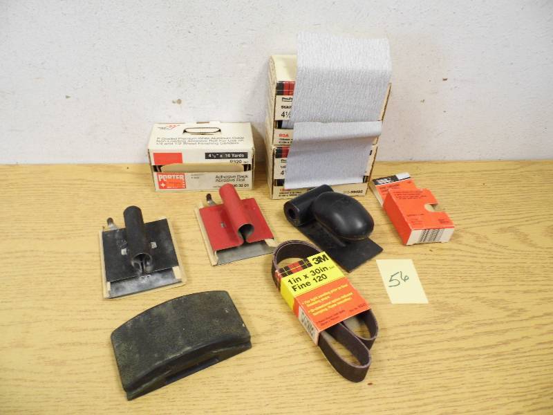 Sanding Blocks & Sandpaper