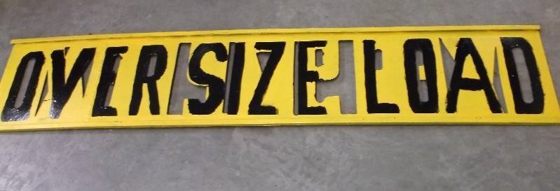 Oversize Load Sign