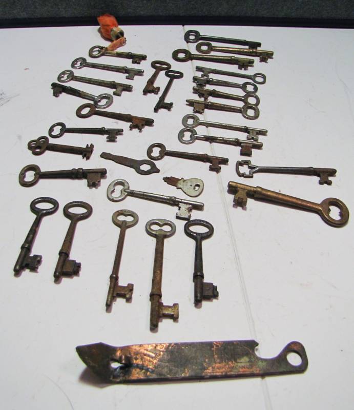 lot 48 image: large lot of skeleton keys