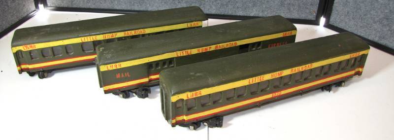 lot 55 image: Little Hump Railroad Passenger cars